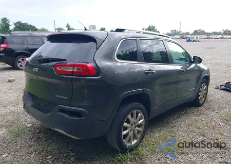 2014 Jeep Cherokee Limited из США, поврежденный, VIN 1C4PJLDBXEW212806